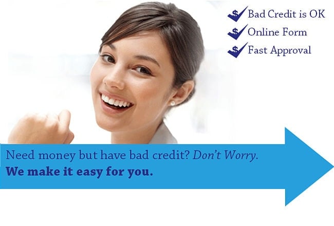 Bad credit? Don't worry